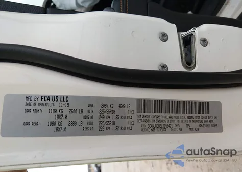 2020 Jeep Compass Limited 4X4 z USA, uszkodzony, nr VIN 3C4NJDCB6LT150421